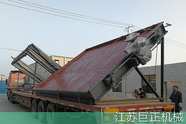 巨正機械公司擋板門,裝車發貨了